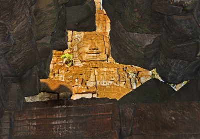 Preah Stung. 'Bayon Face' Temple
