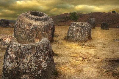 Somewhere on Plain of jars. Phonsavan