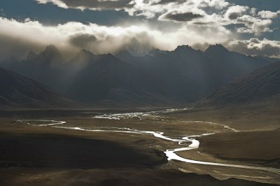 Sumdo. Zanskar valley From Stongde Gompa
