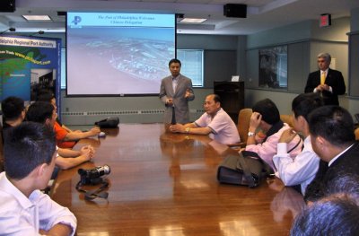 Regional Port Tour for the Chinese delegation