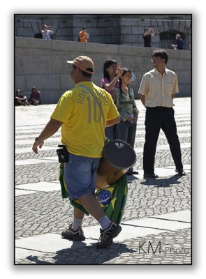 Ronaldinho zu Gast am Reichstag