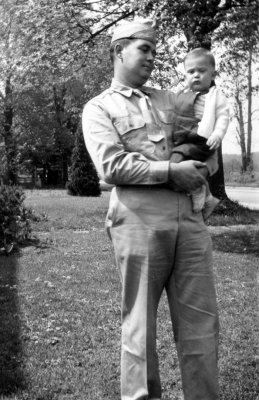 Dad&David April1945