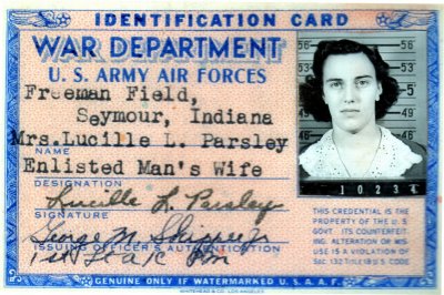 Moms Military ID 1944