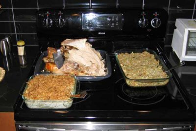 Turkey, Stuffing and Green Bean Caserole