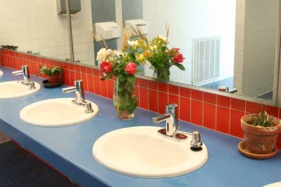 Men's Bathroom at Bonneville Dam