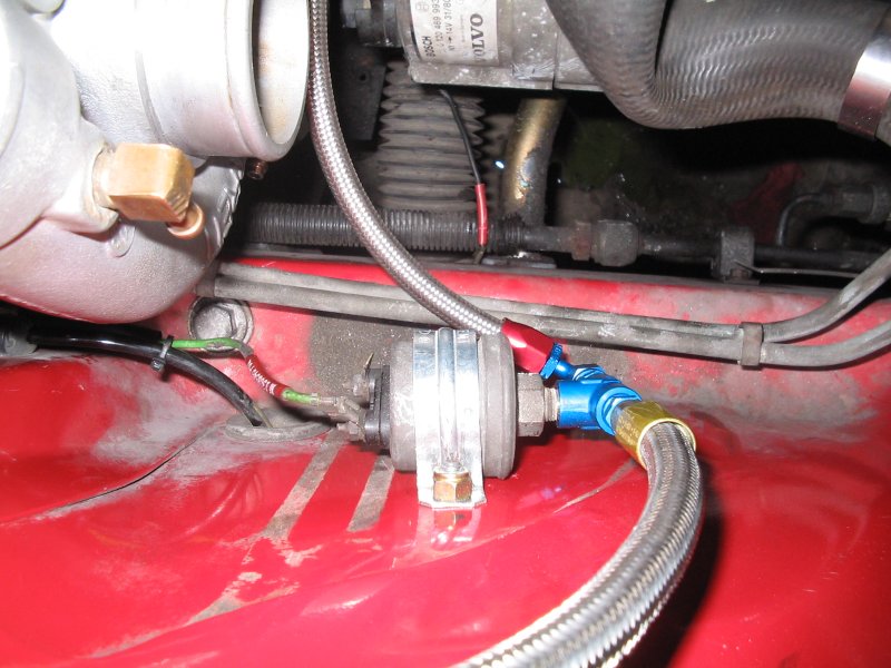 Original oil inlet line (i have a different set up now)