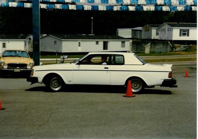 Autocrossing it at the 1996 VCOA meet