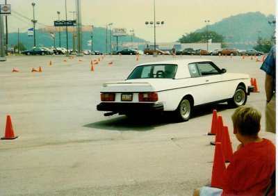 Autocrossing it at the 1996 VCOA meet