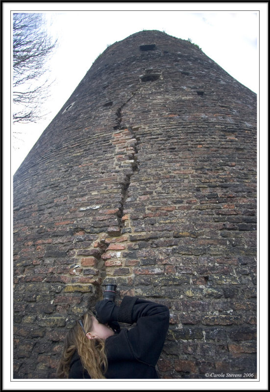 Jess shooting the Cow tower!