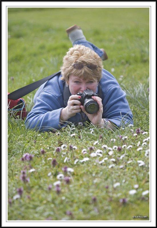 Shooting the daisies!