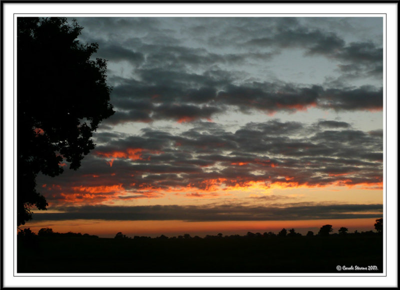 Clouds of fire!