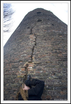 Jess shooting the Cow tower!