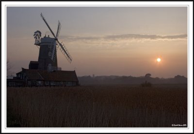 Cley Mill at Sunset!