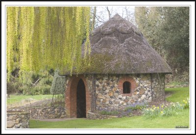 The thatched hut!