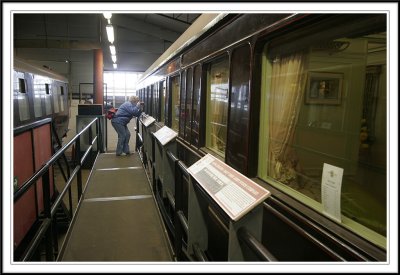 Bev shooting the royal trains!