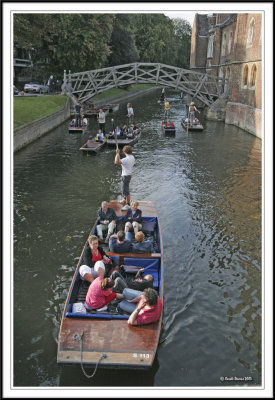 Bumper punts at the Mathmatical bridge!