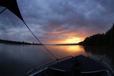 Sailing on Rufiji River, Tanzania