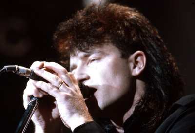 Bono, Bologna, 1985 Unforgettable Fire Tour