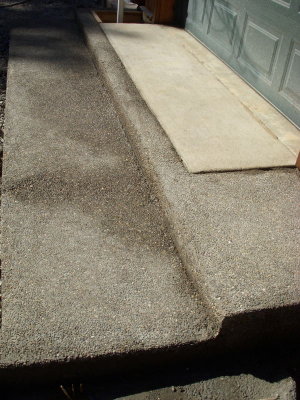 Exposed Aggregate Step