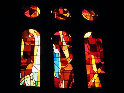 vitraux de GaudiGaudi's stained-glass windows