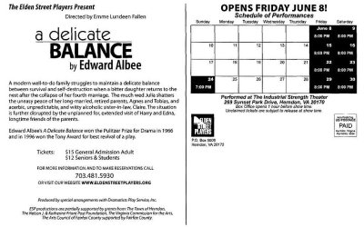 A Delicate Balance by Edward Albee