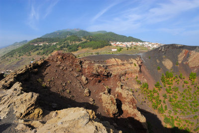 View over Volcan de San Antonio North