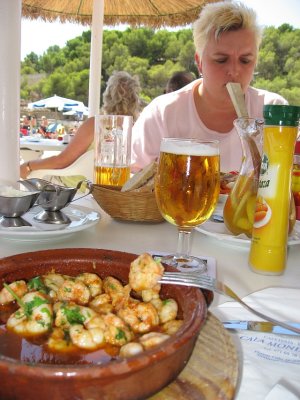 Cala Mondrago, bestes Essen...
