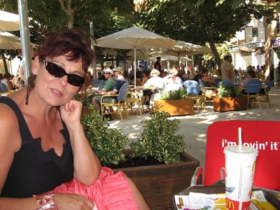 Palma,Sitzpause bei M.Donald