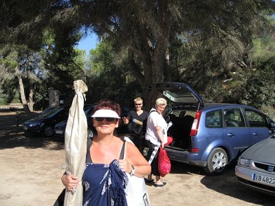Cala Mondrago, auf zum Strand...