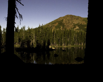 Grouse Ridge by moonlight