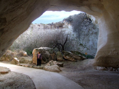 Karstic cave at Beit Govrin