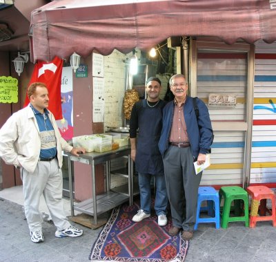 Omer, the doner vendor with Omer