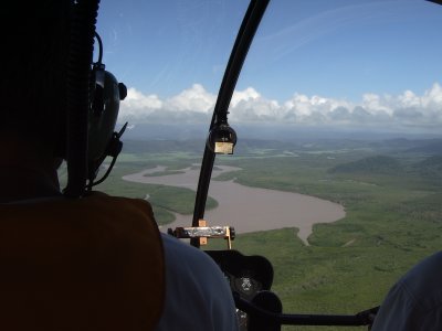 Helicopter flight - Daintree river