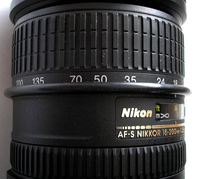 Nikon 18-200 Zoom Creep fix