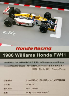 1986 Williams FW11