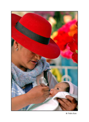 Mother in Red Hat