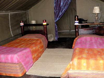 My tent at Olduvai Camp