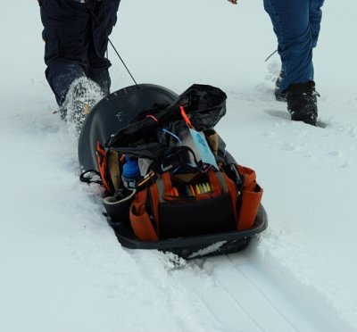 Just the right size for winter disc golf!
