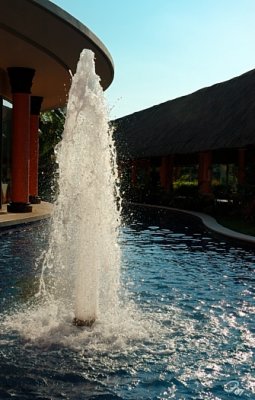 Fountain outside Tropical Buffet