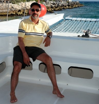 Phil Relaxing on Deck