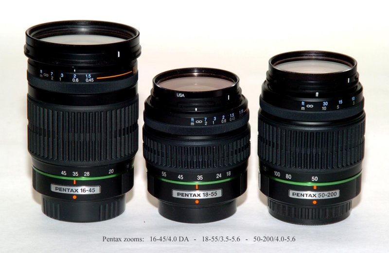 Pentax Digital DA Zooms