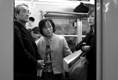 On the Hakone train