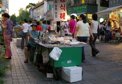 In the Streets of Insa-dong, Seoul