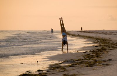 Handstands in the Sand
