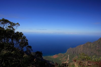 Na Pali Coast ( from land lookout)