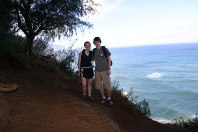 Hiking along the Na Pali Coast