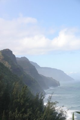 Na Pali Coastline from the Trail