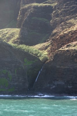 Waterfall on the Na Pali Coast