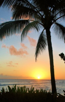 Sunset over Poipu... aloha!