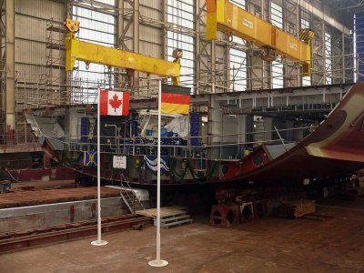 Keel-laying ceremony